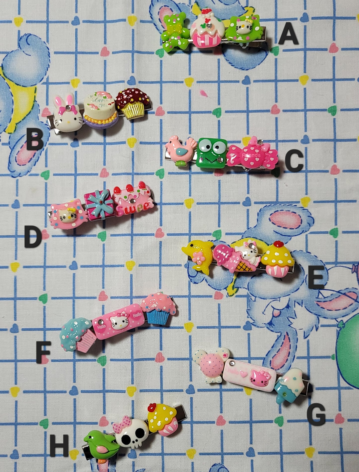 💕Cabochon Hairclips💕